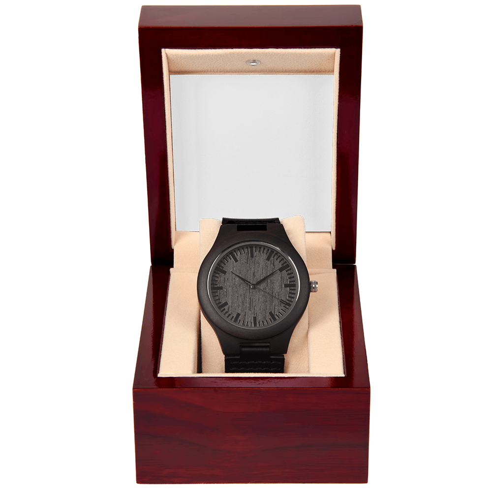 Luxury wooden watch