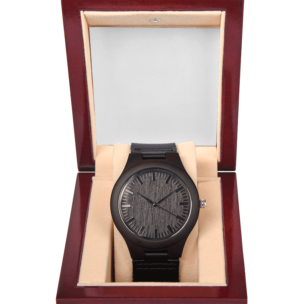 Luxury wooden watch