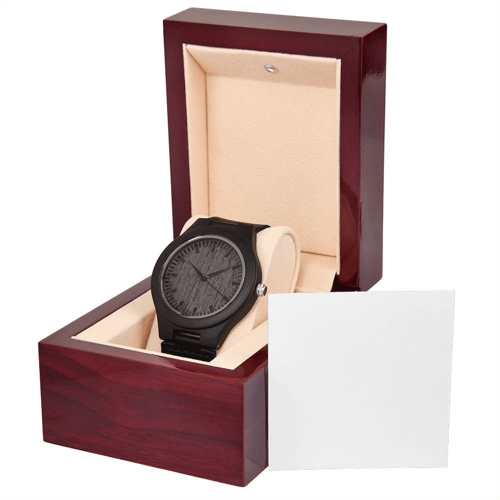 Luxury wooden watch
